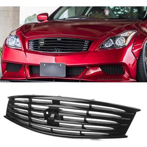 Front Bumper Grille Grill for Infiniti G37 G25 2010-2013 Q40 4 Door Black
