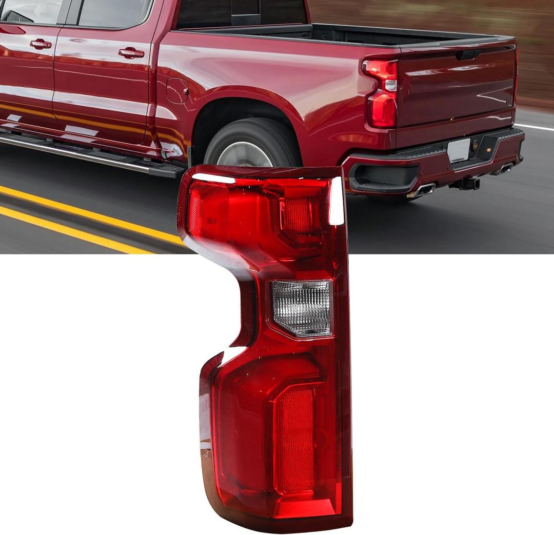 LED Tail Light Assembly Fit for Chevy Silverado 1500 2019-2023 Red Rear Brake Lamp Left Driver Side 84678150