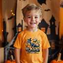 Halloween Shirts for Kids Boys Girls Toddler Halloween Shirt Pumpkin Shirts Ghost Clothes Short Cotton Sleeve Tee 2T-8Y