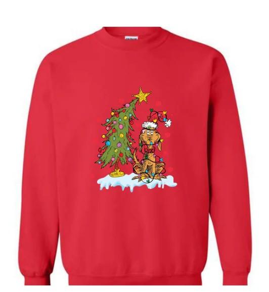 Grinch Dog, Super Soft Sweatshirt (M)