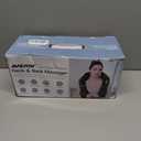 AMZPONY Cordless Neck Massager for Pain Relief Deep Tissue, Rechargeable Shiatsu Neck and Back Massager with Heat Kneading Shoulder Massage for Body Muscle Pain Relief,Gifts for Dad Mom Friends (Black)