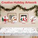 Giant Christmas Coloring Poster Tablecloth for Kids, 3072 Jumbo Holiday Coloring Banner, Xmas Crafts & Activities for Parties, Classrooms, Kids Gifts