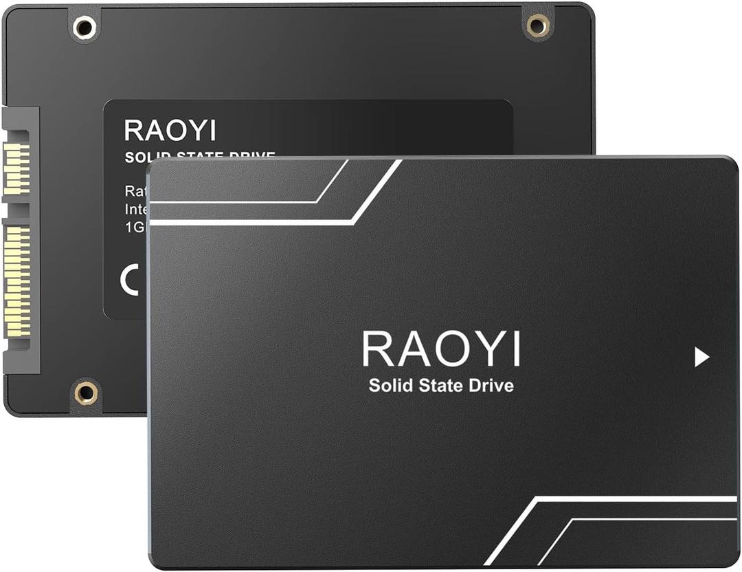 RAOYI 512GB Internal SSD SATA III 6Gb/s 2.5 Solid State Drive 3D NAND Flash Advanced SSD Hard Drive Up to 550MB/s SATA 3 SSD Upgrade Performance for PC Laptop