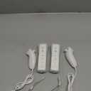 FASIGO Remote Controller with Nunchuck, Compatible with Nintendo Wii/Wii U, 2 Pack, White