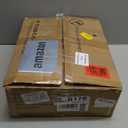 Furologee TV Stand with Power Outlets, Small Entertainment Center with Open Storage Shelves, Media Console Center for TVs up to 50 Inch, Television Stands for Living Room/Bedroom, Rustic Brown