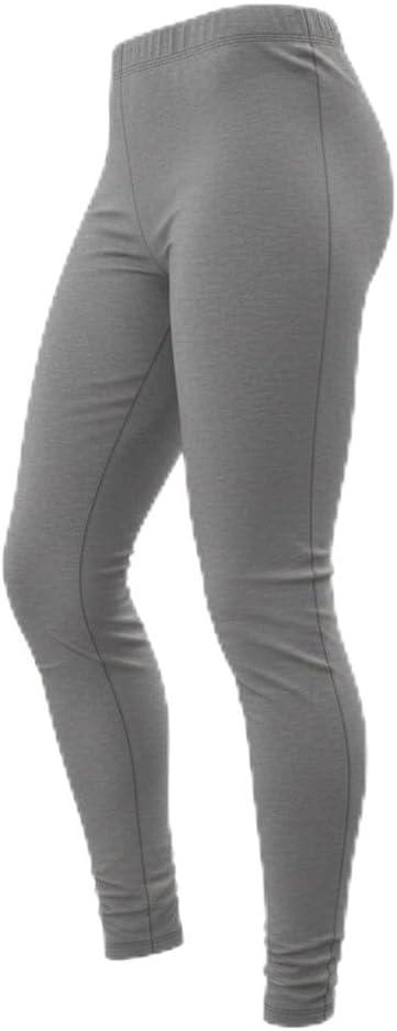 Spyder Womens Micro French Terry Base Layer Thermal Long Johns Bottom, Heather Grey, Small
