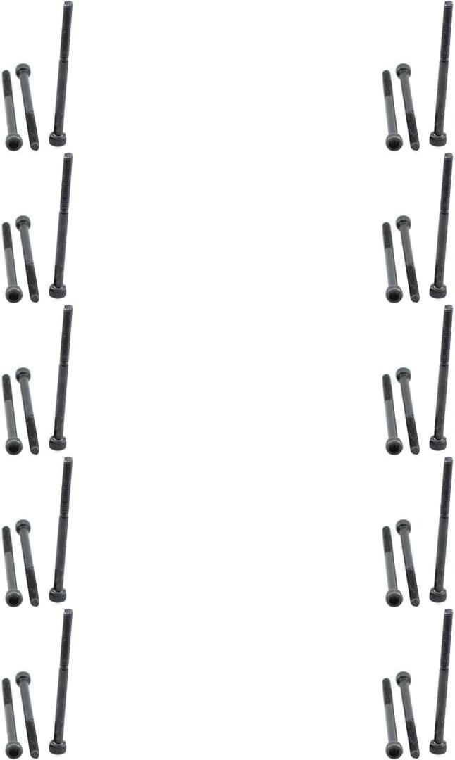 Grade 12.9 Alloy Steel Hex Socket Head Cap Partial Thread Screws(30, M2.5 35MM)