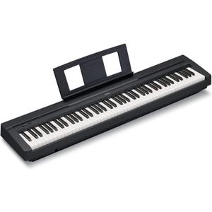 Yamaha 88-Key Weighted Portable Digital Piano Keyboard with Music Rest, Sustain Foot Switch, Built-in Speakers, USB Connectivity, Black (P45B)
