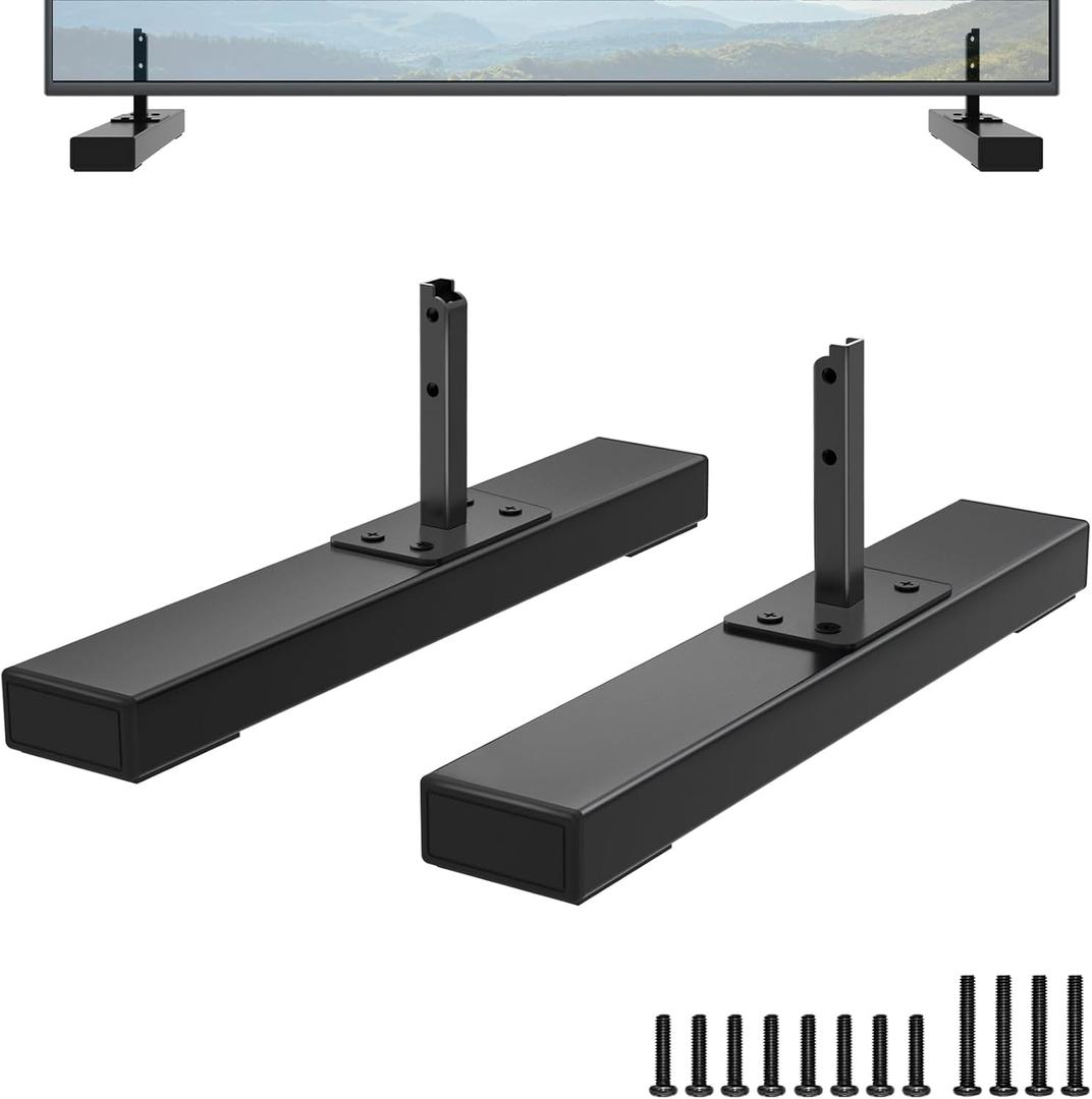 Metal TV Base Stand for Vizio, Exclusive for Vizio E48-C2 E55-C2 TV Model, Replacement TV Legs with Screws & Instructions, Stable to Hold