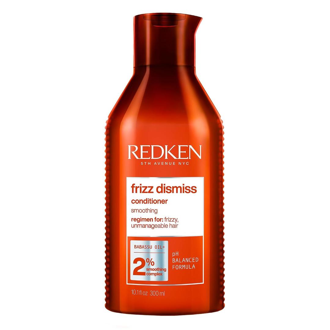 Redken Frizz Dismiss Conditioner - Frizz Control for All Hair Types, Moisturizes & Smoothes, Enhances Shine, With Babassu Oil