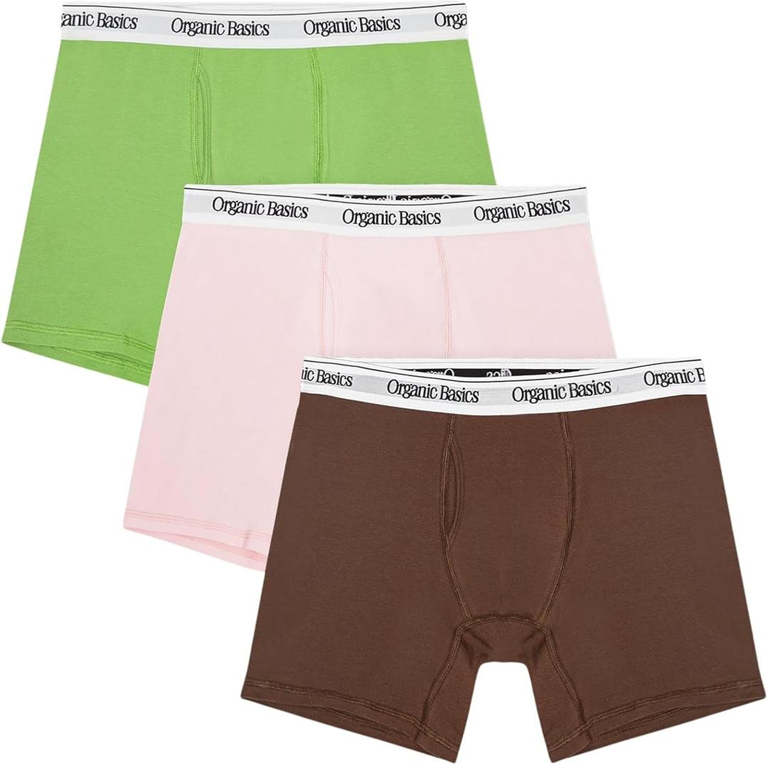 Organic Basics Men's Easy 6" Cotton Boxer Brief Underwear S
