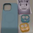 ESR for iPhone16 Plus Case with MagSafe, Supports Magnetic Charging, Smooth & Slim Silicone Case, Shockproof, Full Screen and Camera Protection, Soft Microfiber Lining,Teal