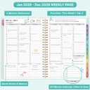 3 x 2026 Appointment Book, 30 Minutes-Hourly, Weekly  Monthly Calendar Planner 2026, Jan 2026 - Dec 2026, 6.2'' x 8.4'', 2026 Daily Planner with Tabs Pocket, Flexible Cover, Great for Office, Home, School (Turquoise)