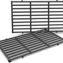 QuliMetal 7637 Grill Grates for Weber Spirit E210,E220,S210,S215 with Front Control,Replacement Grill Parts for Weber Spirit 200 & GS4 Spirit II E210,Spirit II E220,17.5 x 10.2 Inch,2-Pack