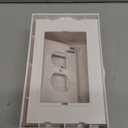 Outlet Cover BOX Baby Proofing (1-Pack) Patented Dual-Lock for Much Better Toddler Proofing, Easy Operation, Simple 3 Step Install with Included Screws. Provides Extra Space Inside for Plugs,Adapters (White)