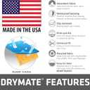 Drymate Jumbo Dog Playpen Mat (60x74), Super Absorbent, Waterproof, Slip-Resistant, Machine Washable, Reusable Puppy Pad for Training, Whelping, Housebreaking, Incontinence, Crate, Kennel (USA Made) (Charcoal)