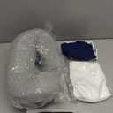 Face Down Pillow for Massage Table, Massage Headrest for Bed, Stomach Sleeping Pillow with Face Cradle Pad, BBL Pillow After Surgery Post Eye Surgery Recovery, Massage Pillow with Removable Cover Grey (Gray)