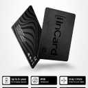 Wallet Tracker Card for Both Googles Find Hub and Apple Find My, 5 Years Battery Life Ultra-Thin Android Tracker Card, IP68 Waterproof Wallet Finder for Passport, Purse,Gags,2 Packs