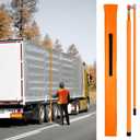 20FT Load Height Measuring Stick, Sturdy Fiberglass Truck Height Stick, Non-Conductive Truck Height Measuring Stick with Carrying Bag & Adjustable Pole, Height Stick for Trucks Car Haulers &Trailers