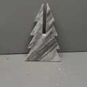 Creative CoOp Interlocking Marble Tree Decor, Mint and Chocolate Brown Marble Coloring