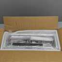 Hongtamoya Adjustable Over The Door Organizer, Hanging Door Storage with PVC Pocket and 4 Metal Baskets Wall Mount, Closet Door Organizer Behind Door Rack for Bathroom Bedroom Closet, White