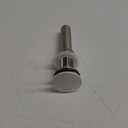 Brushed Nickel Pop Up Sink Drain Without Overflow, Bathroom Faucet Vessel Sink Drain Stopper 1-5/8" Without Overflow Fits 1.25" to 1.5" Drain Holes (Big Popup Cap)