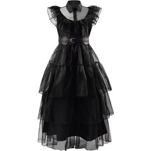 Halloween Costumes For Girl Family Cosplay Costume Dress Black 130