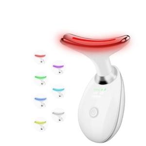 Facial Massager, 7 Color LED Therapy Face and Neck Massager, Portable Beauty Tools for Skin Care