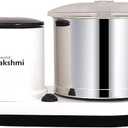 Lakshmi White Black Model 2 L Table Top Wet Grinder with Atta Kneader & Coconut Scrapper | 110 Volt for USA & Canada