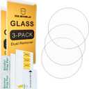 Mr.Shield Screen Protector compatible with Xiaomi Watch S4 Sport [Tempered Glass] [3-PACK] [Japan Glass with 9H Hardness]