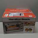Hamilton Beach Countertop Toaster Oven & Pizza Maker Large 4-Slice Capacity & 2 Slice Extra Wide Slot Toaster with Bagel & Defrost Settings