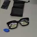 IBOANN Oversized Blue Light Glasses for Woman, Funky Fashion Glasses With Preppy Look, Eye Strain Computer Glasses