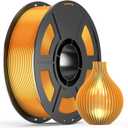 IEMAI High Speed PETG 3D Printer Filament 1.75mm, 300mm/s Fast Printing, 1kg Spool (2.2lbs) Dimensional Accuracy +/- 0.02mm, for Bambu Lab, FDM Printers, Metal Gold