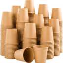 300 Pack 3 oz Paper Cups, Disposable Kraft Small Bathroom Cups 3 Ounce, Hot/Cold Beverage Cups for Home, Kitchen, Party