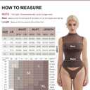 SUUKSESS Women Sexy Mesh Sheer Crop Tank Tops Sleeveless Ruched Going Out Tops (Brown, XL)