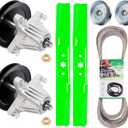 Deck Rebuild Kit for 42" Deck Cub Ca det Craft sman XT1 LT42 T8000 XT2 LX42 (2) Spindle 918-06976 618-06976 (2) Blade Replaces 742-04308 (1) 42" Deck Be lt Replaces MTD 754-05021 (2) Idler GY22082