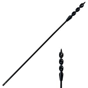 DKIBBITH Flexible Installer Drill Bit for Pulling Wires Through Walls Ceilings and Sidewalks,36-Inch Long, 3/8-Inch Auger with a Fish Eye Hole and Screw Point, 3/16" 3-Flat Anti-Slip Shank.