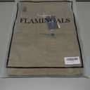 Flamingals Straight Leg Pants for Women Mid Rise Casual Front Patch Pocket Design Solid Seam Pants