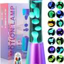 Besight 15.5" Liquid Motion Lamp 17 Color Changing Night Light with Remote, Classic LED Table Lamps for Kids Adults, Relaxing Nightlight for Bedroom Office Home Christmas Decor, Rainbow Gradient