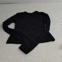 Threads Womens Under Scrub Slim Fit Long Sleeve T-Shirt Underscrub Comfort Tee, Size S, Black