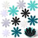 Queekay 12 Pcs Felt Pot and Pan Protectors 12/14/16 Inch Larger Thicker Pan Protector Pads, Colorful Pot Separators for Stacking Cookware Organizing Protecting(Classic Color)