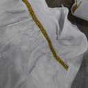 DERAYEE Angel Costume for Kids, Heavenly White Angelic Gown with Wings Headband for Girls Christmas Cosplay Party M