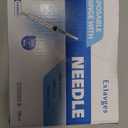100 Pack Disposable 3ml/cc Lab Syringes with 23Ga 1 Inch Needle Luer Lock, Individually Sealed Packed