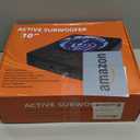 NEW 10" 1200W Subwoofer,BLUE Slim Underseat Car Subwoofer and Amp Package.Under Seat Subwoofers with Amp,Individual Control for Low Pass/Gain/Boost Bass.Deep Bass Perfect for Truck/SUV/Jeep/MPV