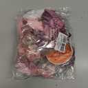 Naozinebi 24 Pack Valentines Day Scrunchies Bulk with Greeting Cards Valentines Gifts Party Favor Velvet Pink Hair Ties Exchange Gift Blush Scrunchies