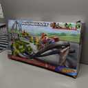 Hot Wheels Mario Kart Circuit Track Set & 2 Toy Vehicles, Racing Playset Includes Booster, Plus Mario & Yoshi Karts, Large
