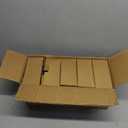 Estmoon 5 Pack Matte Black Door Handles Interior Door Knobs, Home Improvement Keyless Privacy Door Lock, Heavy Duty Zinc Alloy 2.07 lb Door Leverset for Bedrooms Bathrooms