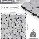 4 Pcs Interlocking Stepping Stones Outdoor for Garden
DIY Interlocking Flooring, Stone Decking Tiles Landscaping Decor for Garden, Patio, Backyard, Balcony, Path, Off-white
