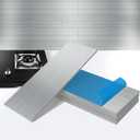 15 Pack (4"x12") Peel & Stick Aluminum Backsplash Tiles - 4mm Heavy-Duty Metal Wall Panels for Kitchen, RV, Bathroom, Fireplace - Scissor-Cuttable Waterproof DIY Install