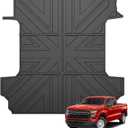 Truck Bed Mat for 2019-2025 Chevy Silverado/GMC Sierra 1500 5.8FT Crew Cab Short Bed Liner All Weather Bed Cargo Mat for 19-25 Chevrolet Silverado/GMC Sierra 1500 Accessories